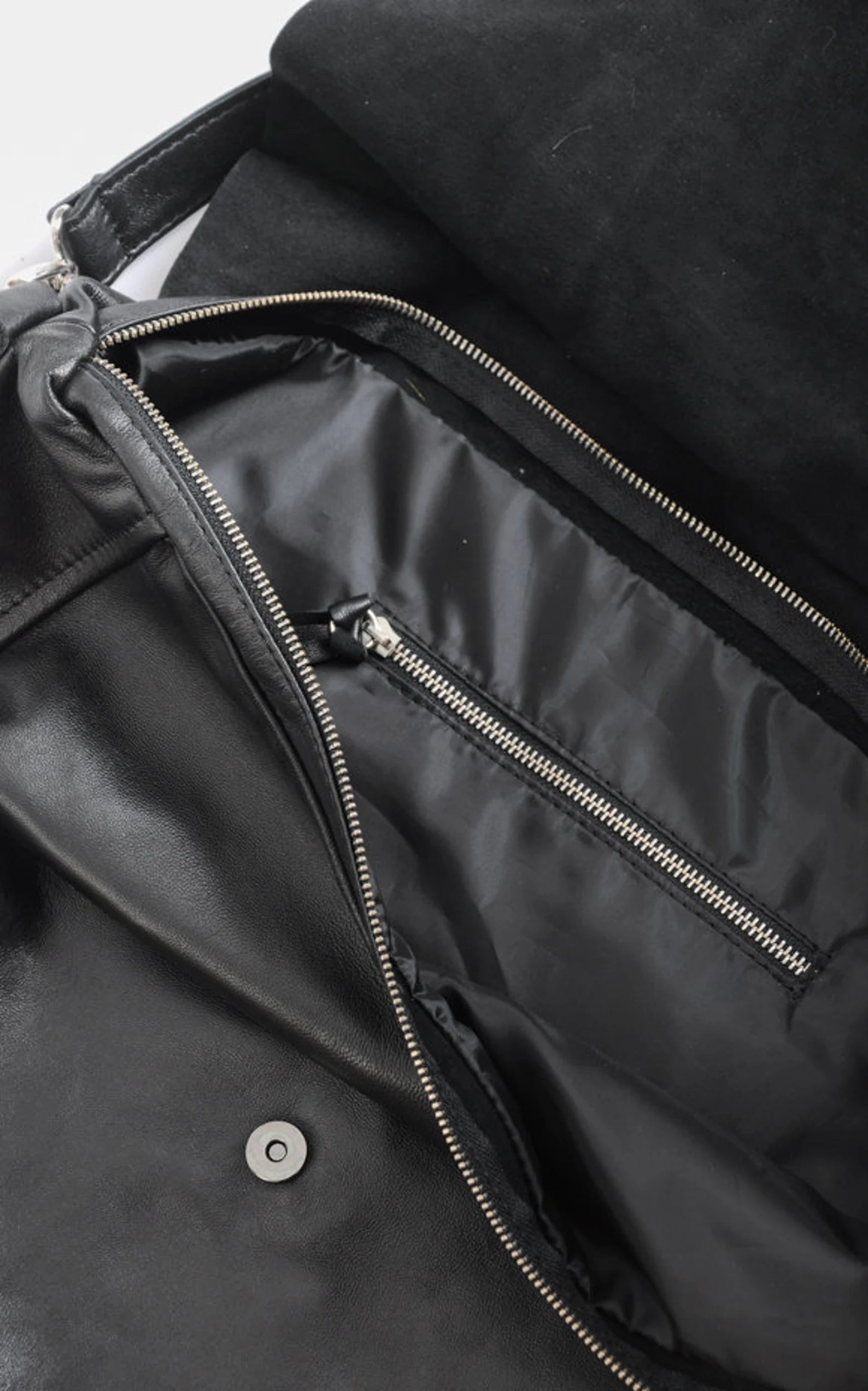 Irregular Flap Soft Leather Convertible Multi-Way Tote Bag